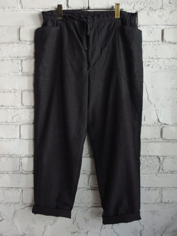 ベタシャンドローストリングイージーパンツ[BLACK]