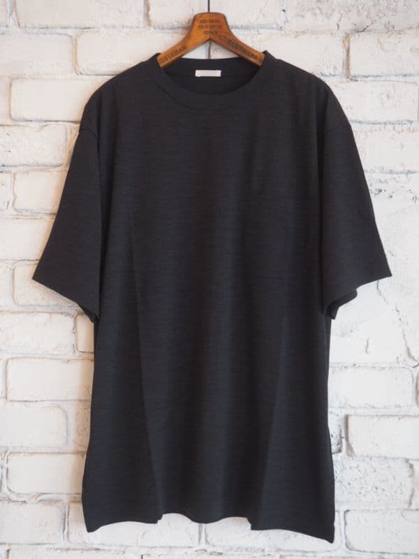 ウール天竺 長袖クルー