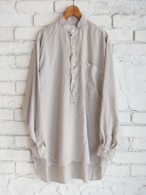 バンドカラーシャツ