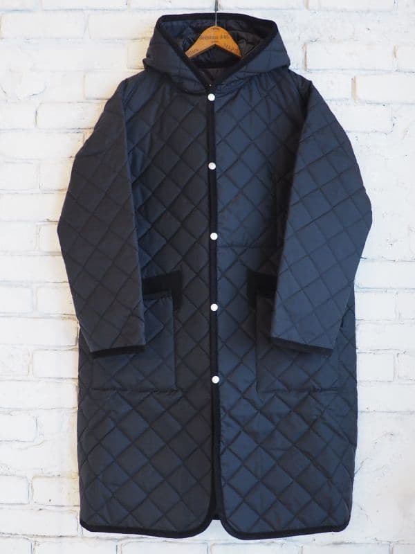 COMOLI×LAVENHAM 別注オーバーコート[ブラック]
