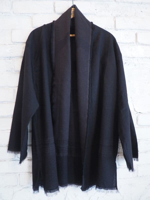 ストールジャケット[ブラック]