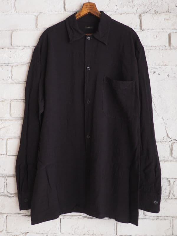 レーヨンオープンカラーシャツ