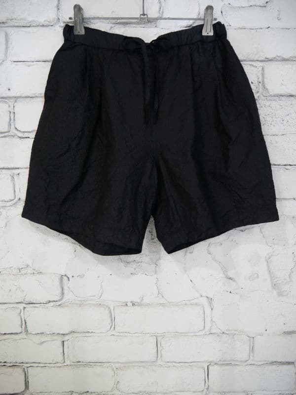 シアサッカードローストリングショーツ[ネイビー]