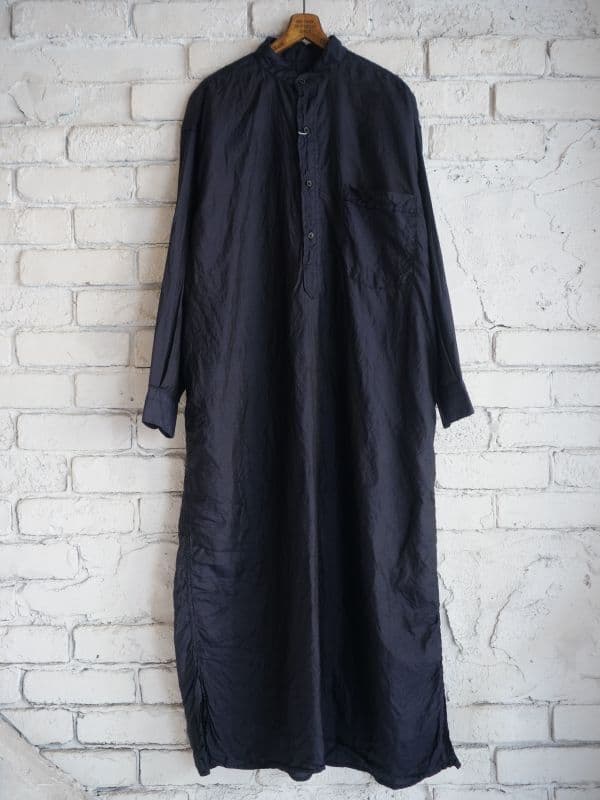 シルクプルオーバーワンピース[ネイビー]