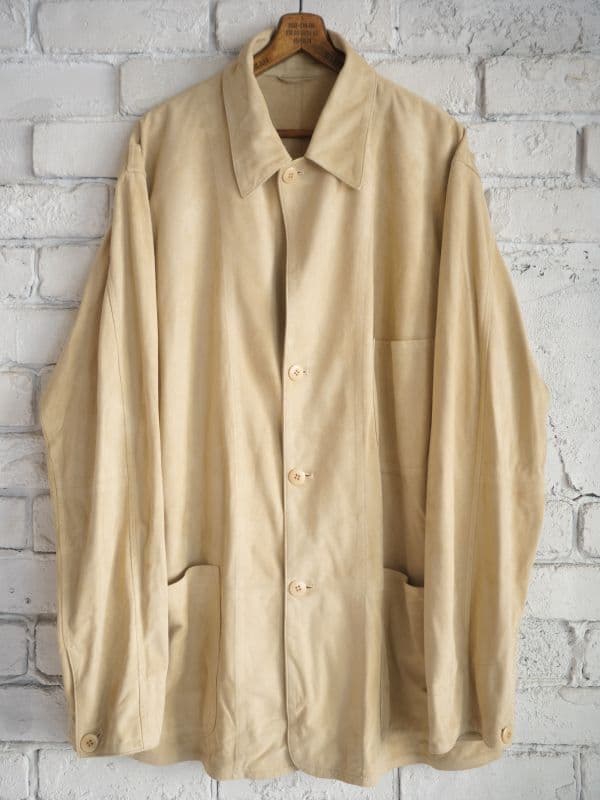 コモリ シープスエード ジャケット(V01-01008)[ベージュ]