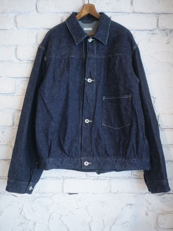 コモリ デニムジャケット (X01-01001)[ネイビー]