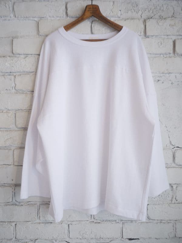 コモリ フットボールTシャツ (W03-05007)[ホワイト]