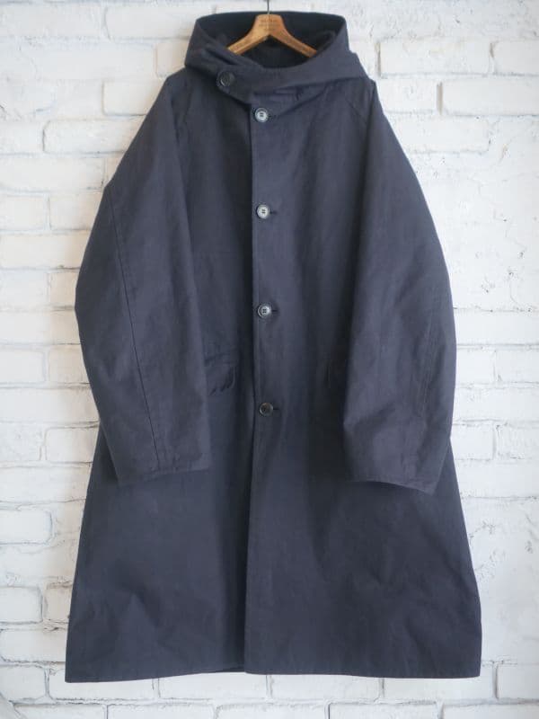 COMOLI ベンタイル フーデットコート