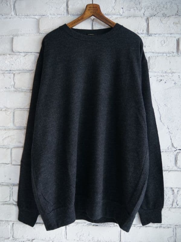 ウール天竺 長袖クルー