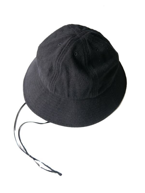 コモリ シルクネップハット（Z01-07001）[ブラック]