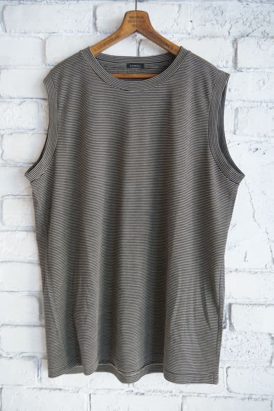 コモリ サマーウールノースリーブ（Z01-05024）[ボーダー]