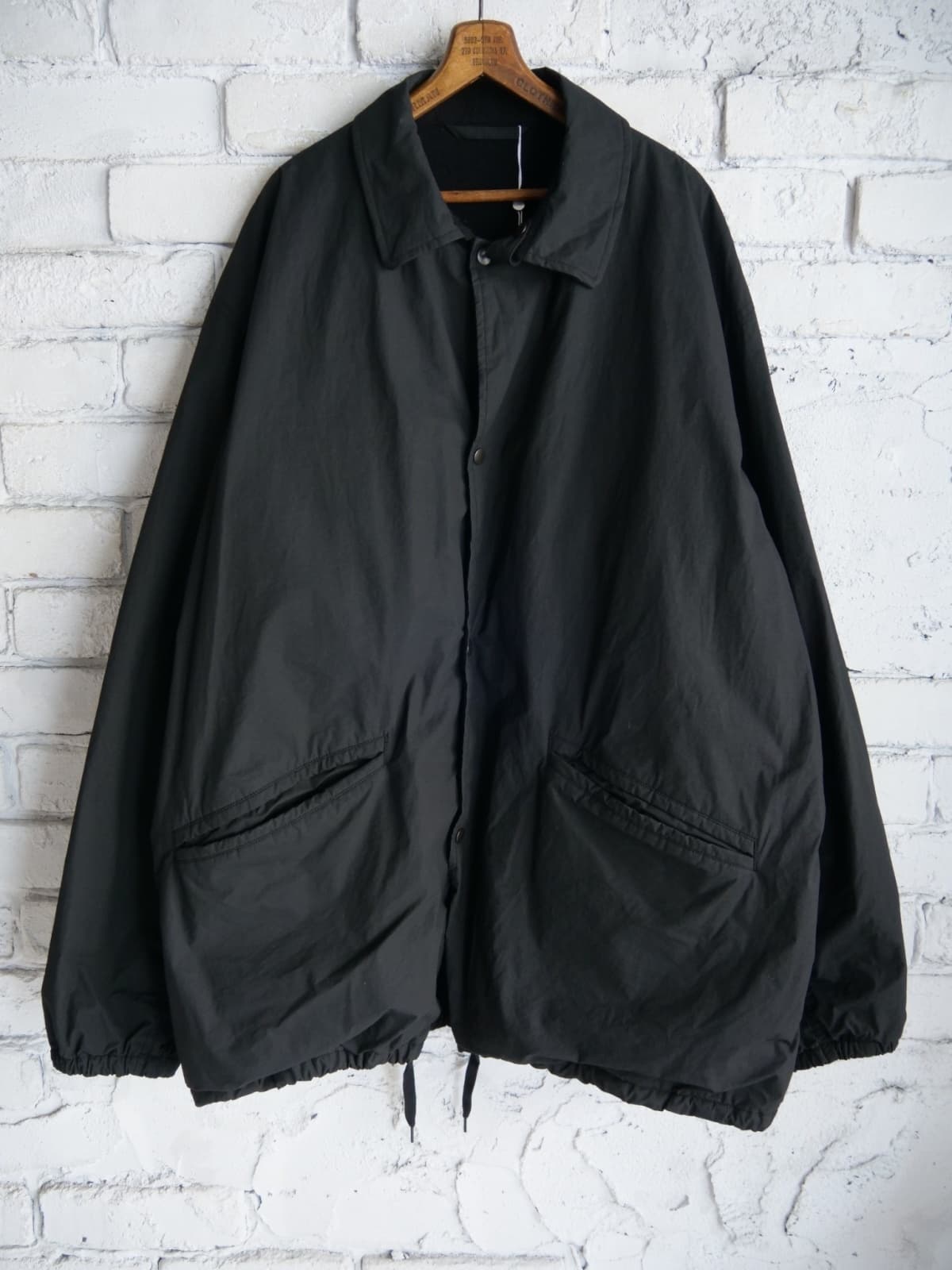 コットンナイロン コーチジャケット