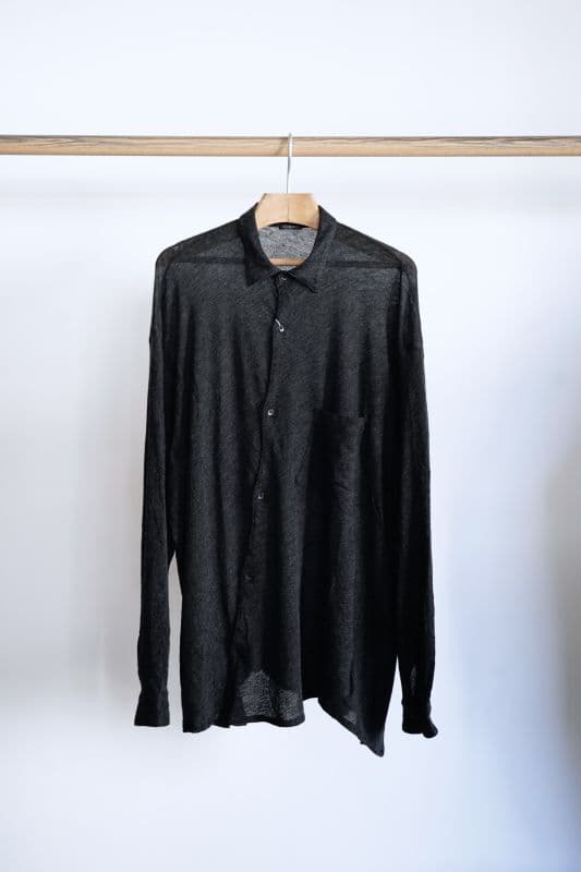 「COMOLI」カシミヤジャージコモリシャツ