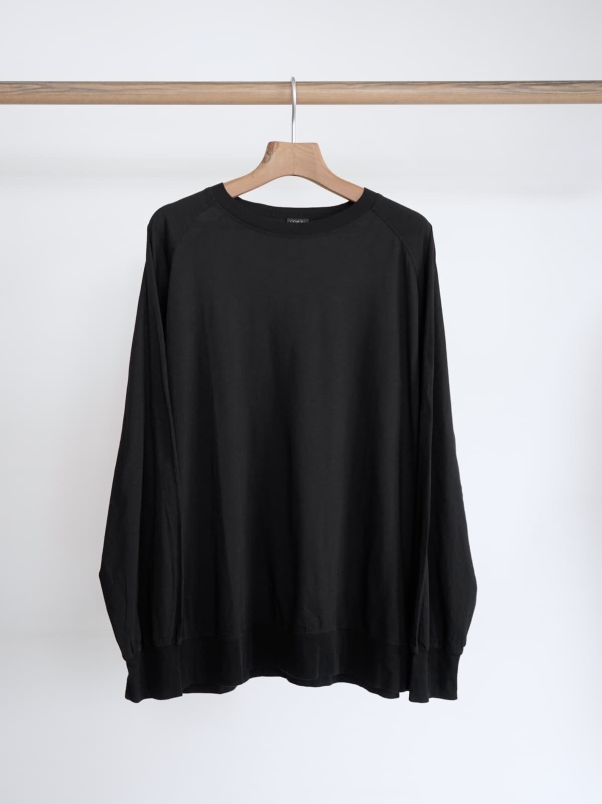 COMOLI THIN コットン クルーネック