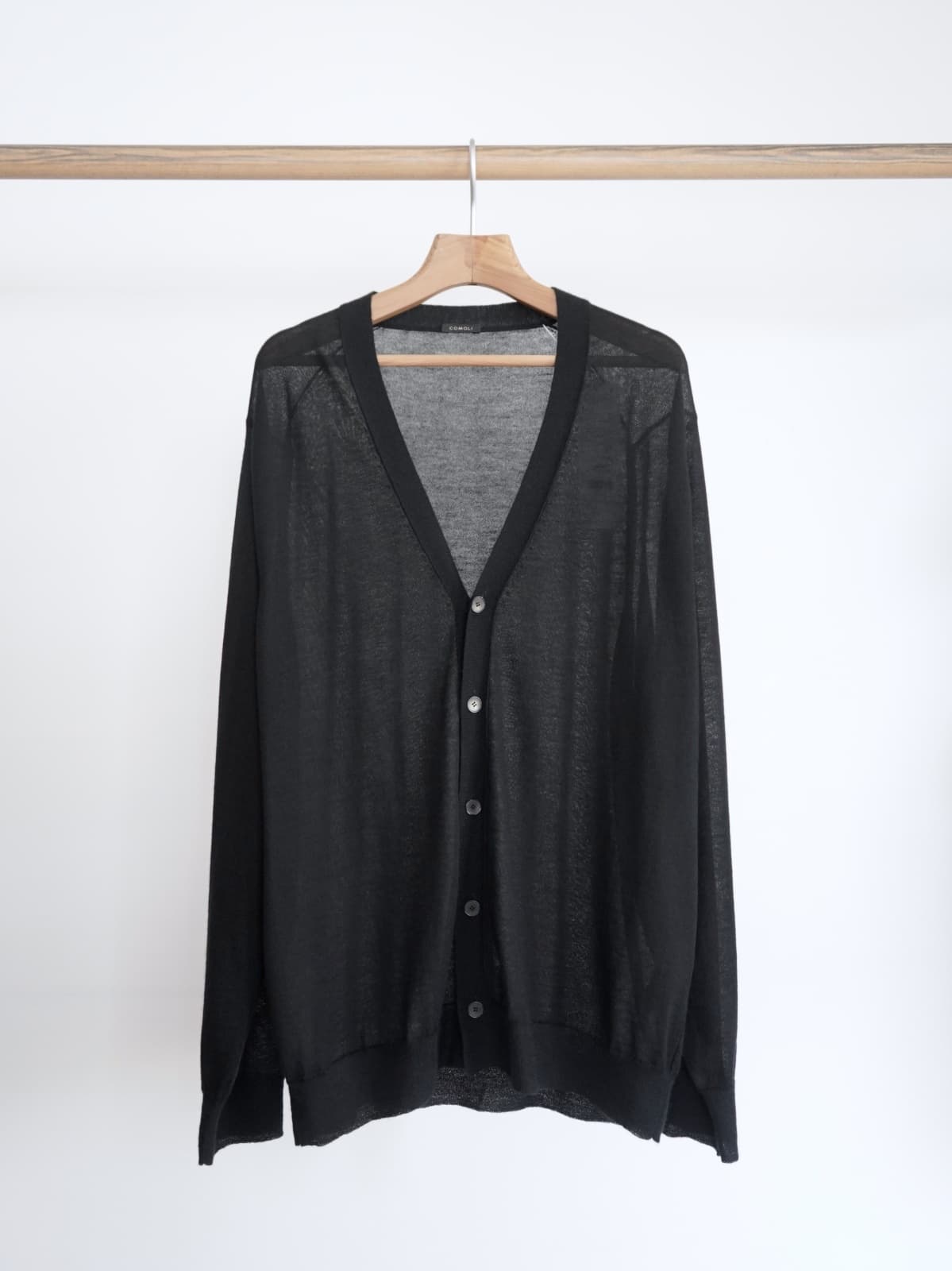 カシミヤ Vネックカーディガン