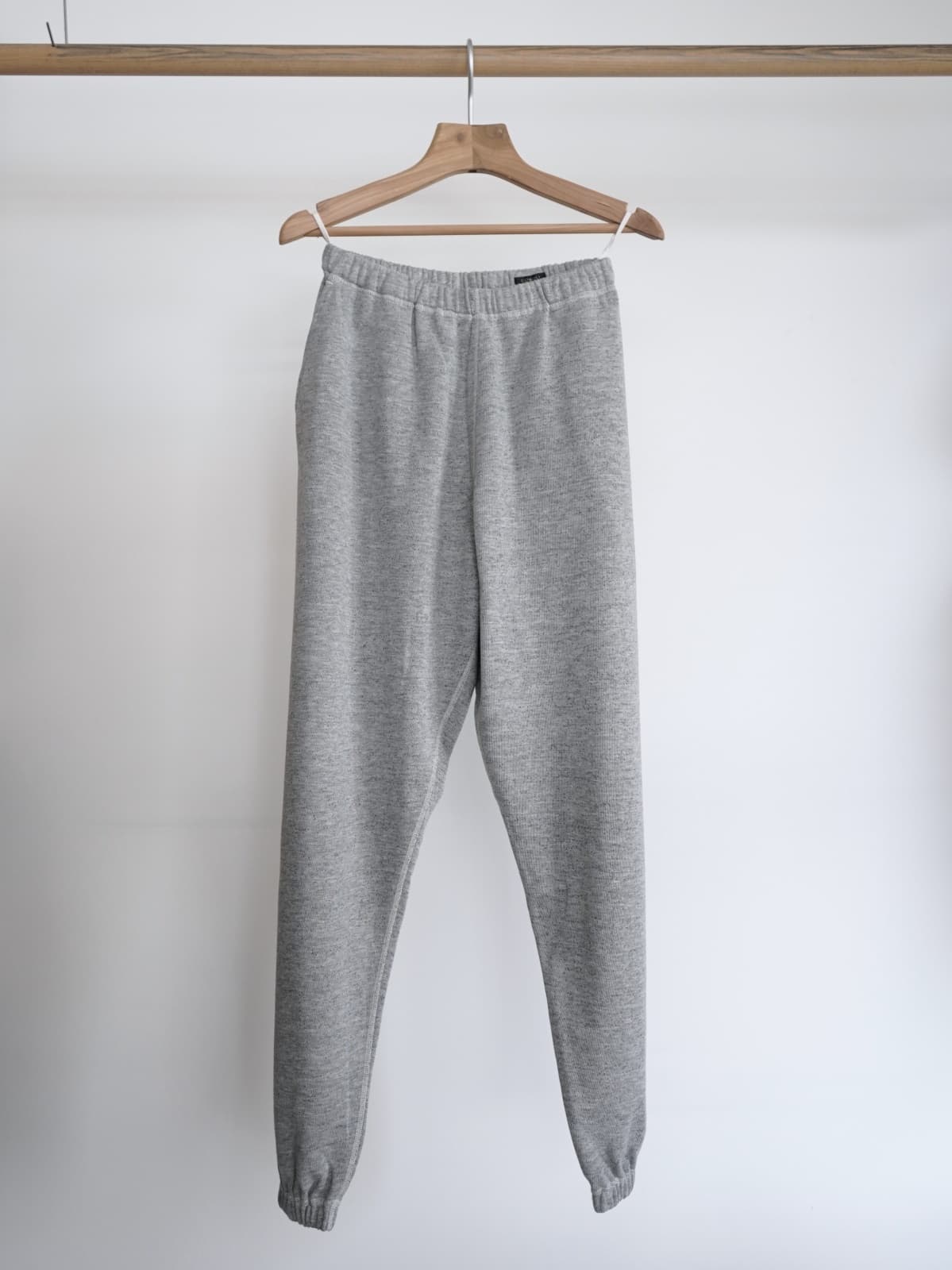 COMOLI / グレー裏毛 パンツ
