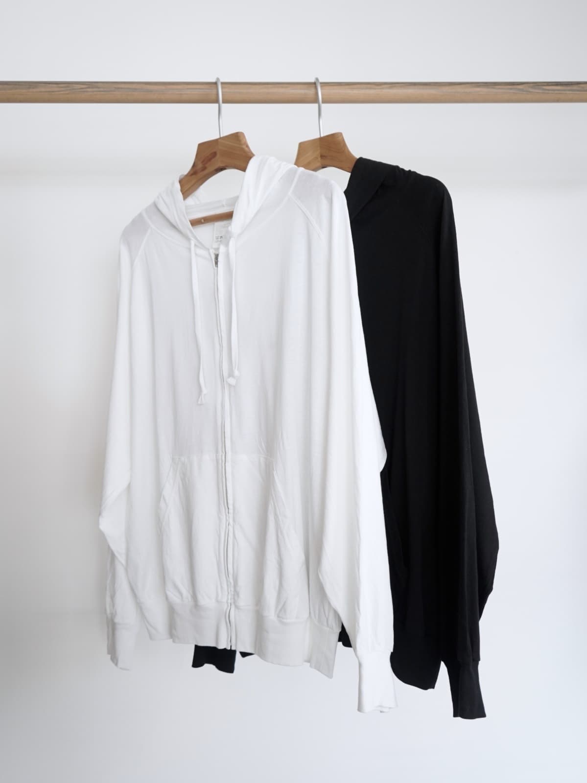 (コモリ) / ジャージ ジップパーカ / WHITE