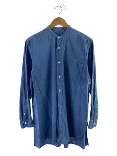 ベタシャン/バンドカラーシャツ/2/コットン/IDG/I01-02004