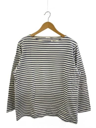 長袖Tシャツ/2/コットン/BLU/ボーダー/T01-05017