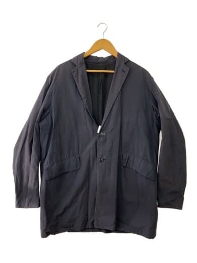 テーラードジャケット/2/コットン/NVY/無地/J03-04001