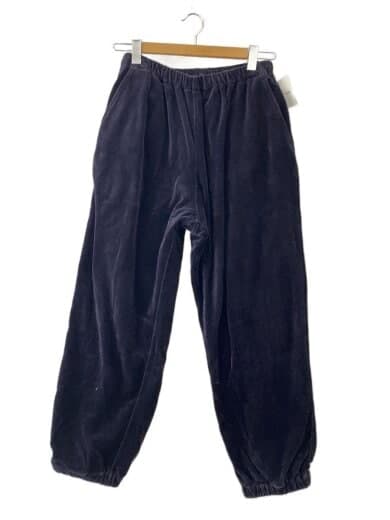 22AW/ベロアジャージトラックパンツ/裏地毛玉有/1/コットン/NVY/W03-05010
