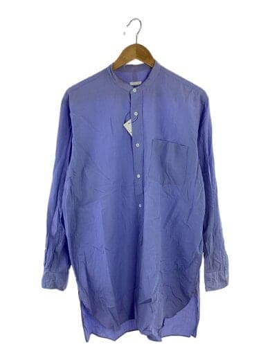 長袖シャツ/3/コットン/ブルー/無地/P01-02002