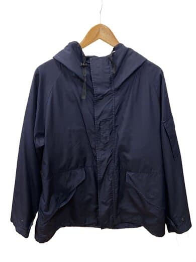 18SS/SILK MILITARY PARKA JACKET/2/コットン/NVY/M01-04005//