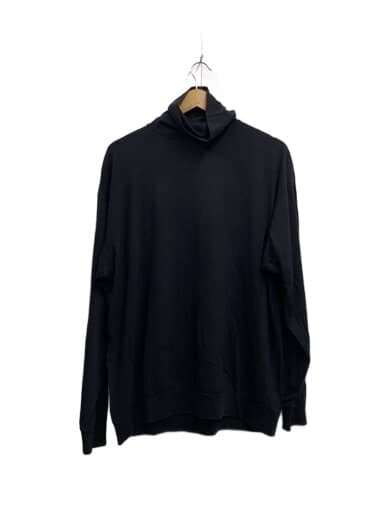ウール天竺 タートルネック/2/ウール/24AW/BLK/A03-05010