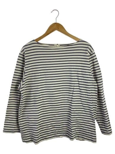 18SS/ボーダーボートネック/長袖Tシャツ/2/コットン/SLV/ボーダー/M01-05004//