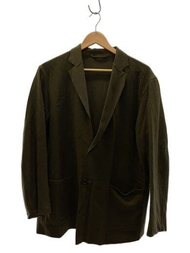 フェルトンジャケット/テーラードジャケット/3/ウール/KHK/J03-01008