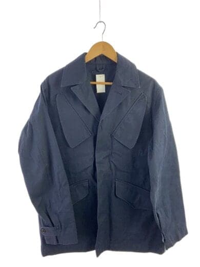 ミリタリージャケット/2/コットン/NVY/無地/L03-01006