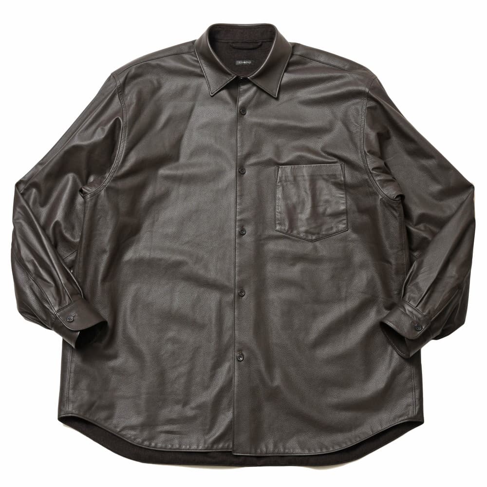 COMOLI（コモリ）シープスキン シャツジャケット Y03-01003 14032403171