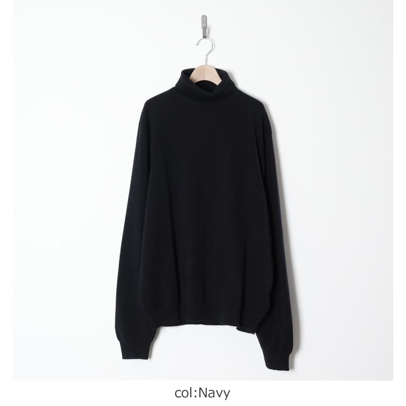 SCOTT&CHARTERS別注 タートルネックニット