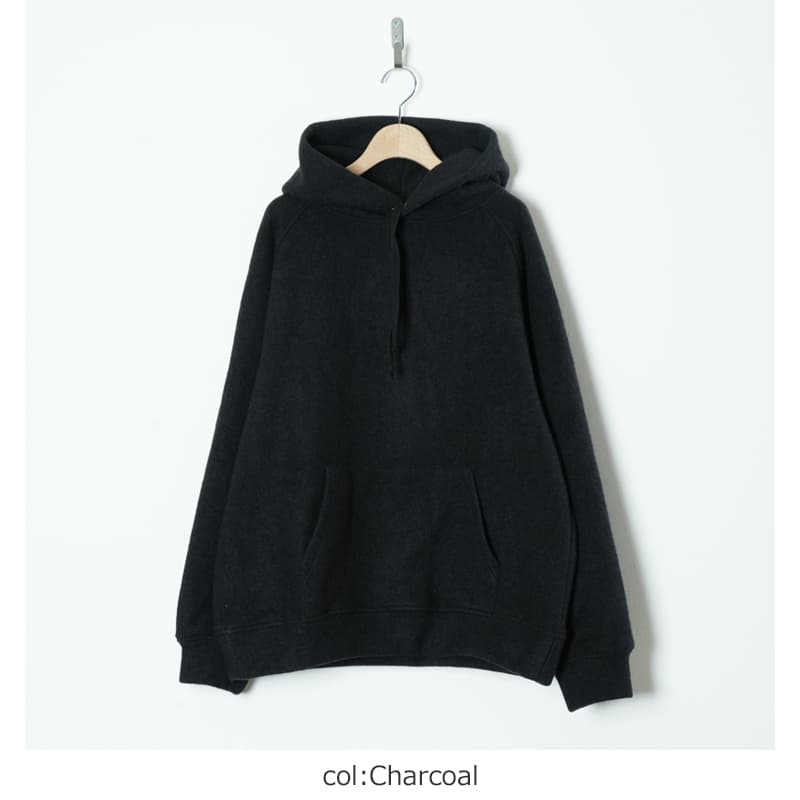 ウールフェルト パーカ