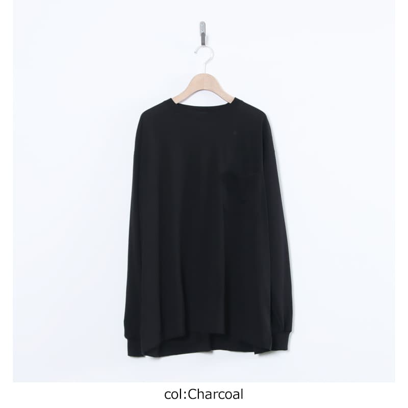 (コモリ) / サマーウール 長袖Tシャツ