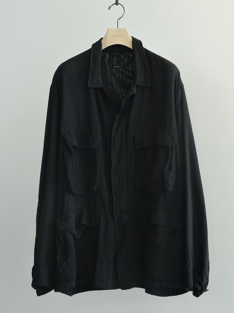 (コモリ) / シルクコットン B.D.Uジャケット / BROWN