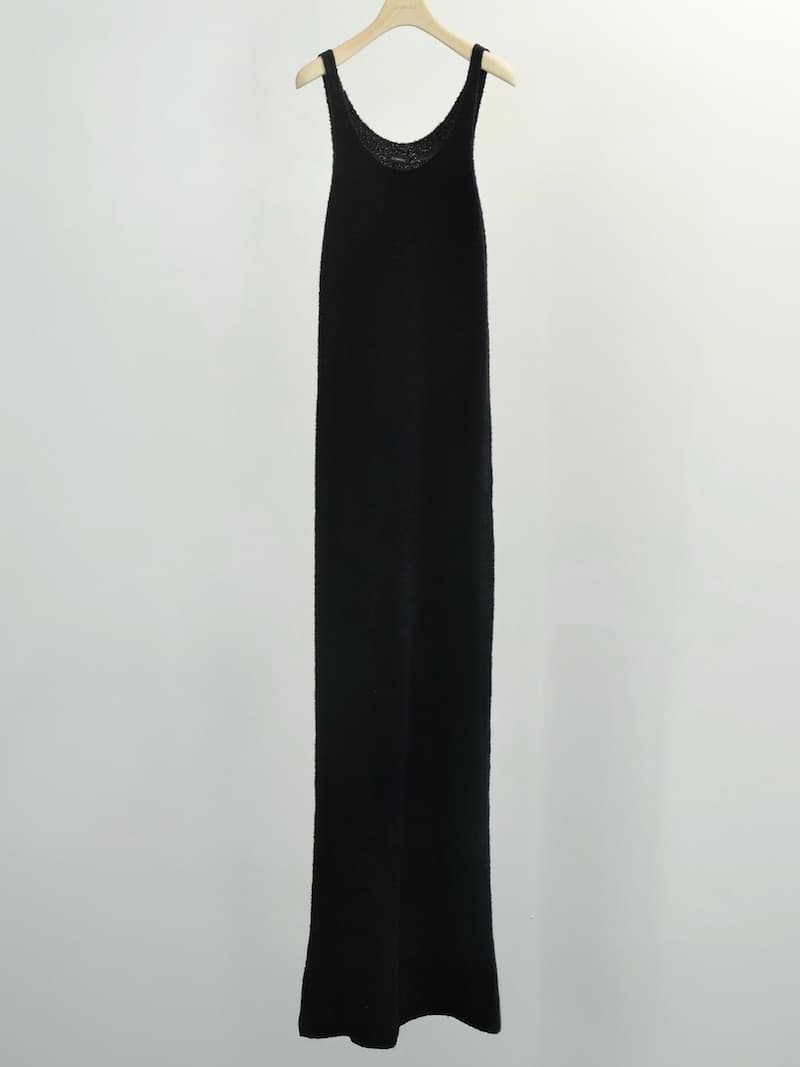 (コモリ) / コットンシャギー ノースリーブニットドレス