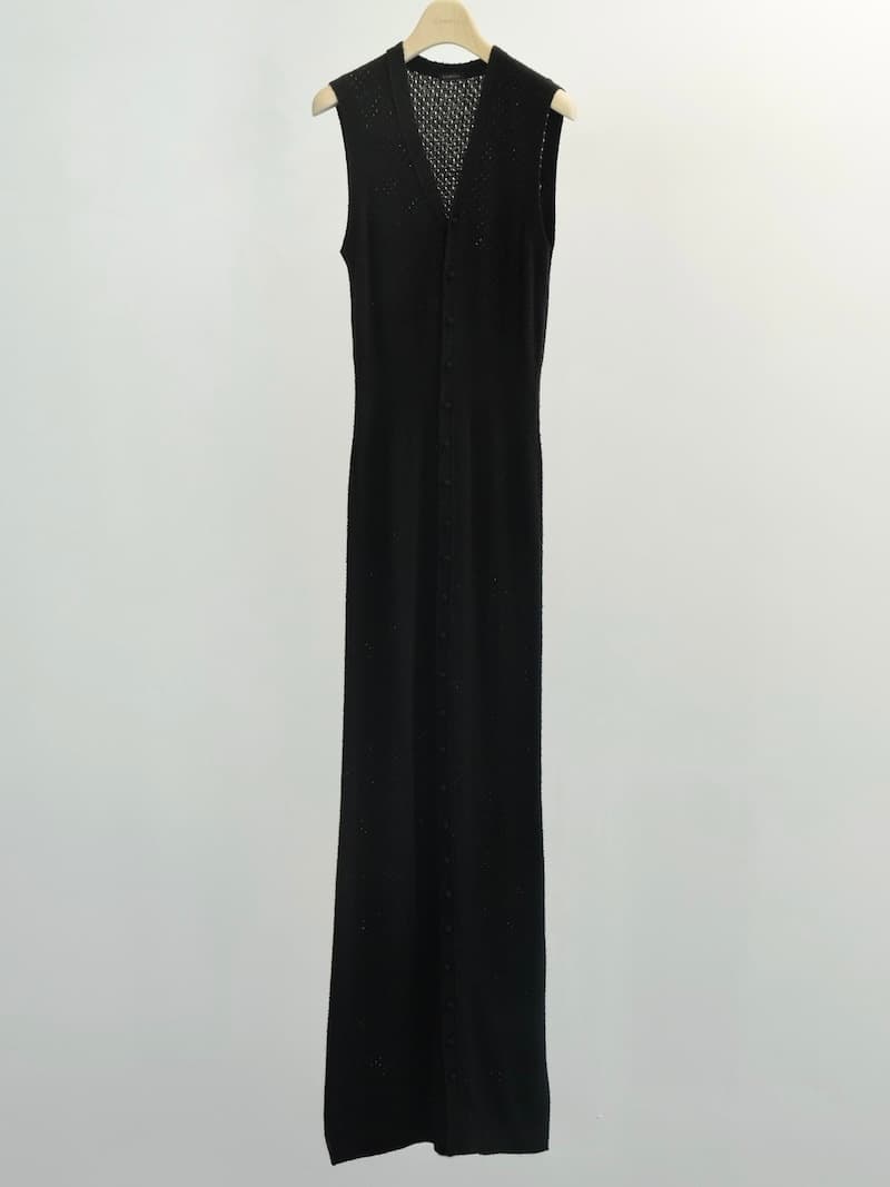 (コモリ) / ノースリーブ ニットドレス