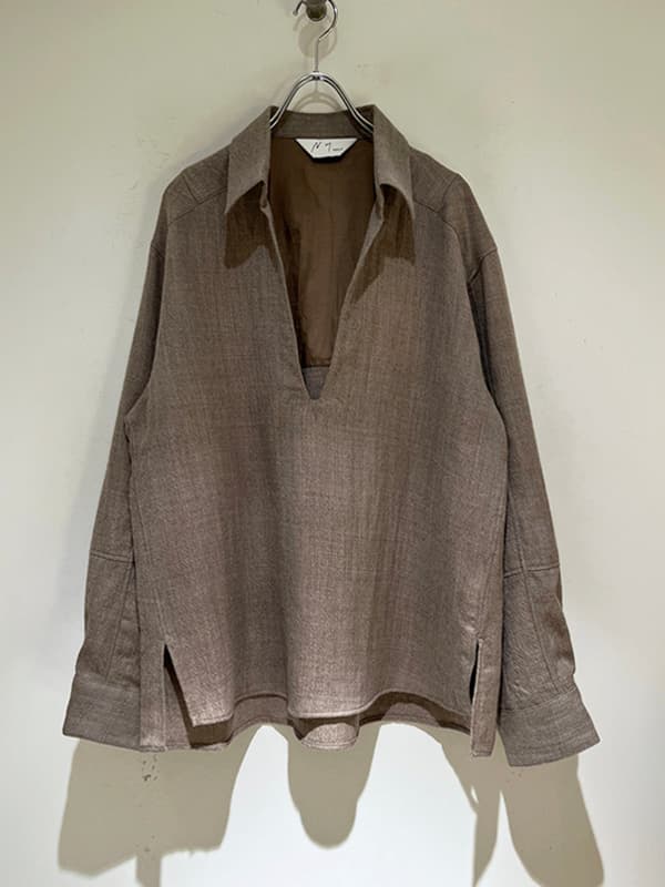 ANCELLM / SKIPPER UV NECK SHIRT / ANC-SH112
