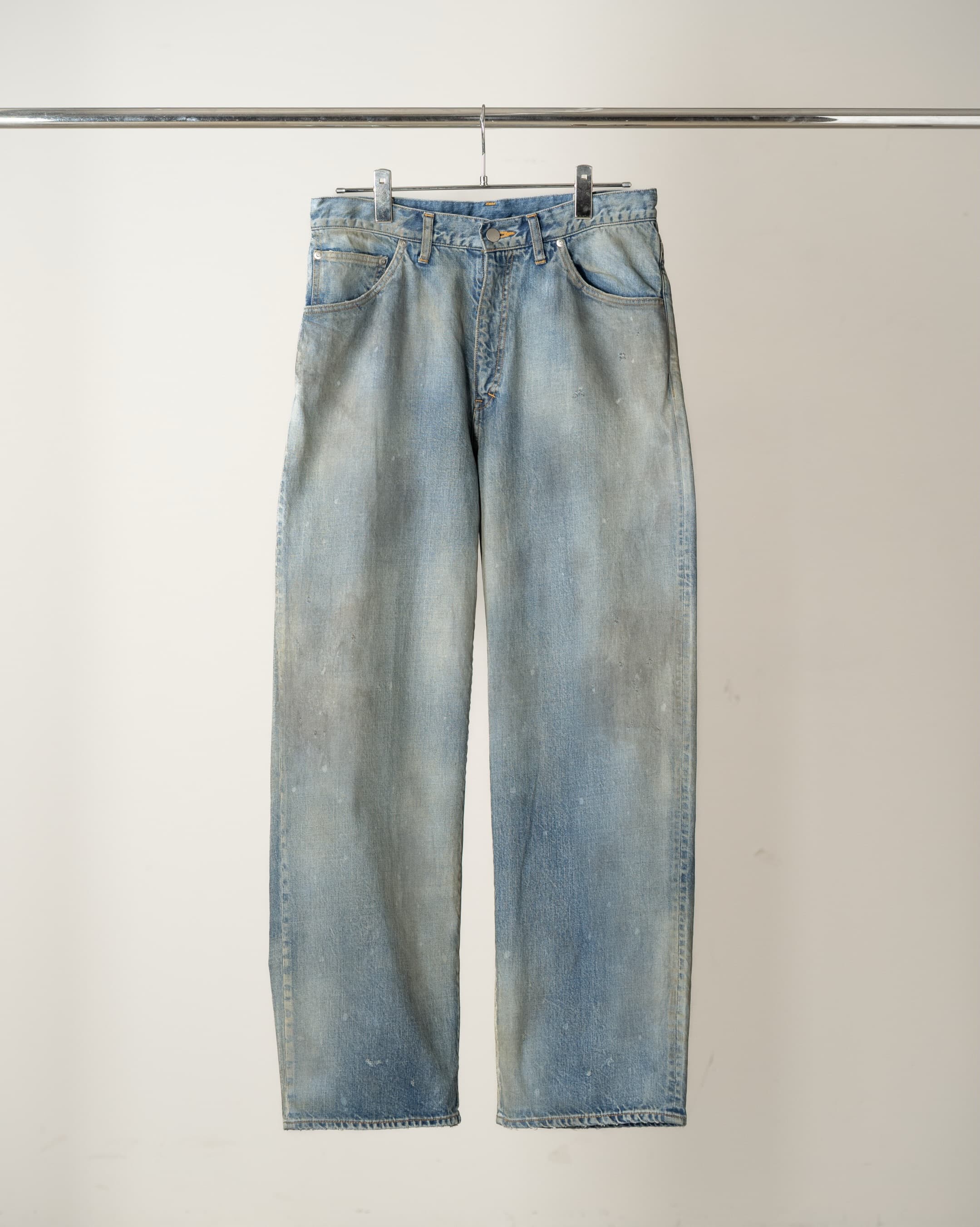ANCELLM #08 MIDDLE STRAIGHT 5P DENIM PANTS