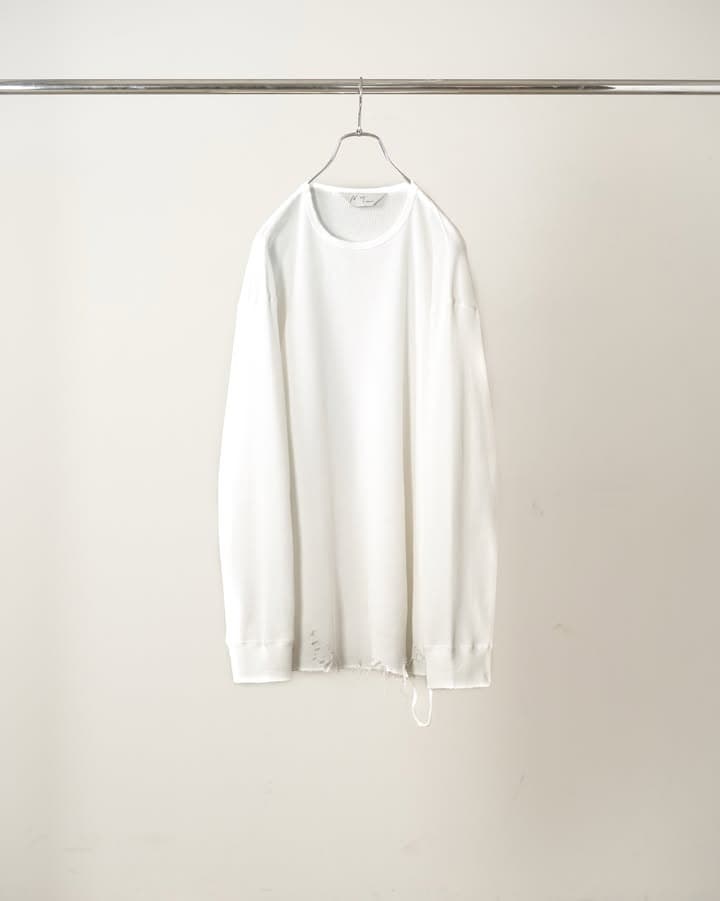 ANCELLM DAMAGE WAFFLE CREW LS
