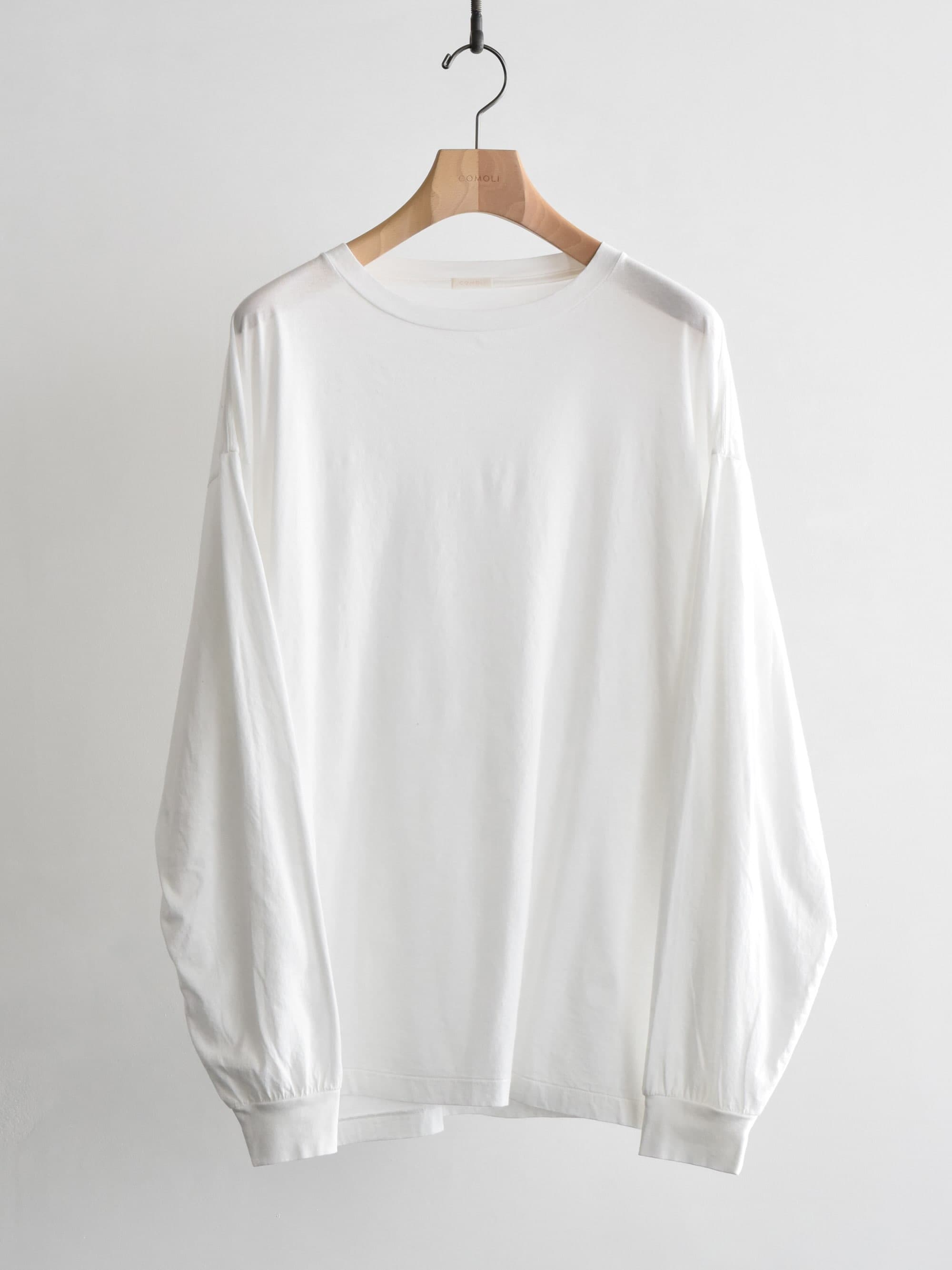 COMOLI THIN コットン 長袖Tシャツ
