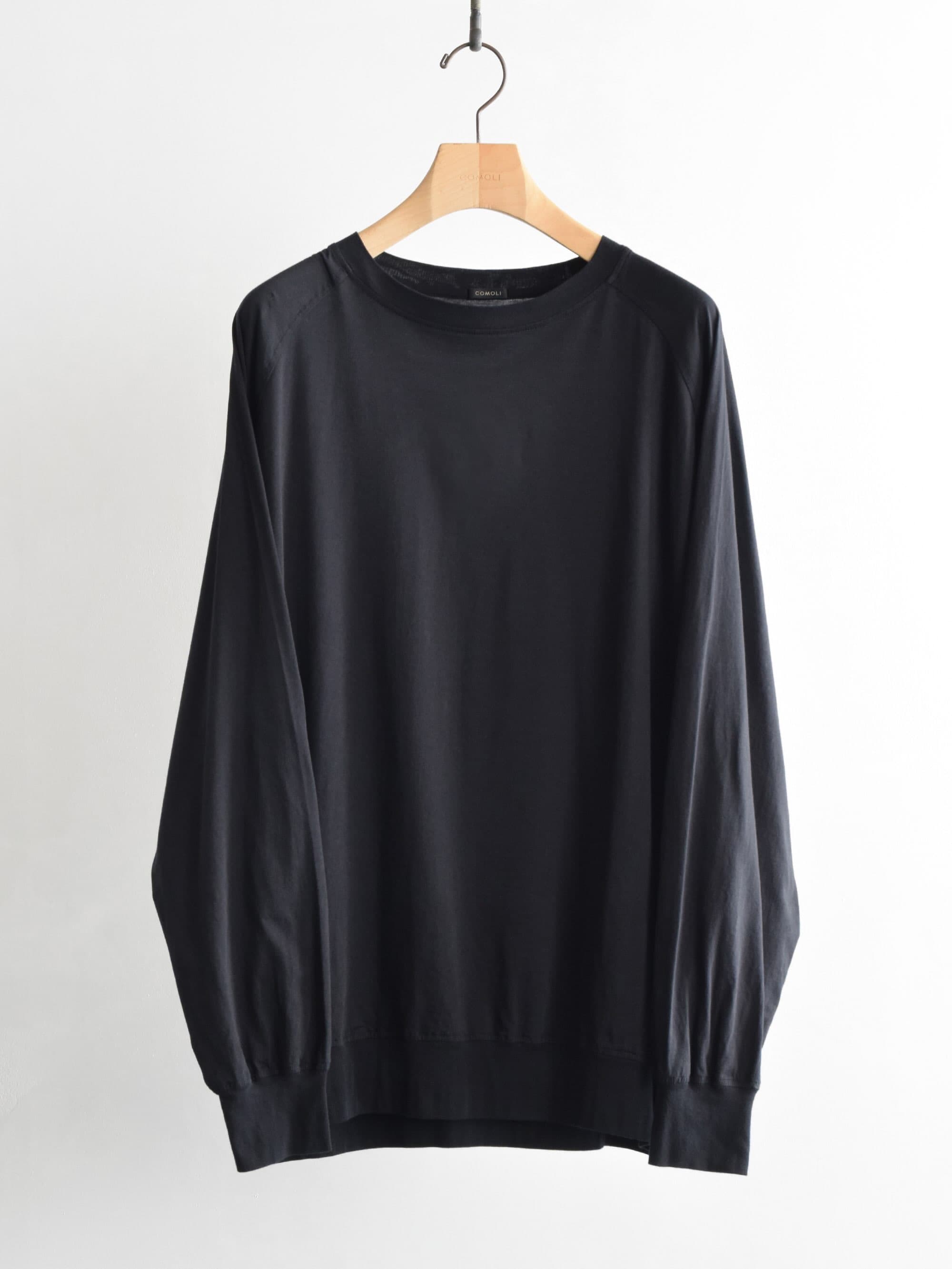 COMOLI THIN コットン クルーネック