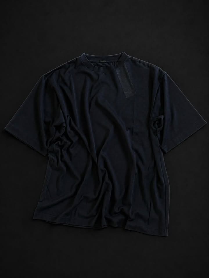 COMOLI ウールメッシュ 半袖Tシャツ