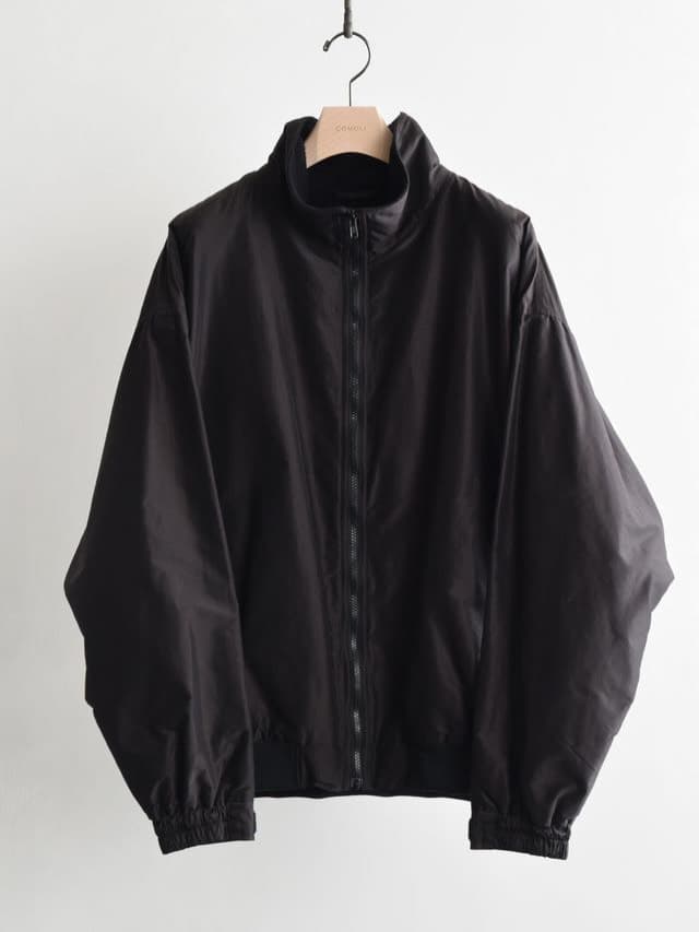 COMOLI コットンシルク トラックジャケット