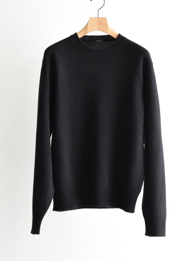 COMOLI ラムズウール クルーネックニット