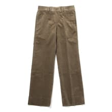 コーデュロイ パイプドステムパンツ