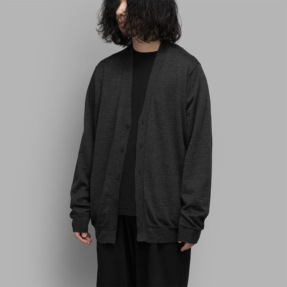 カシミヤ Vネックカーディガン