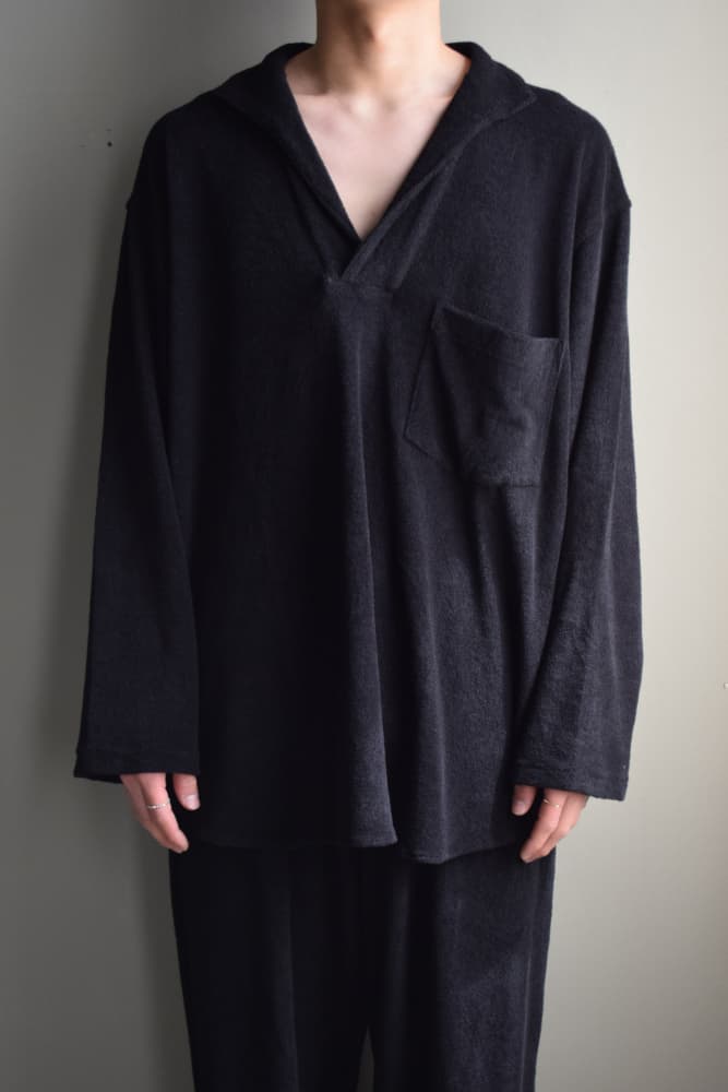 パイル スキッパーシャツ