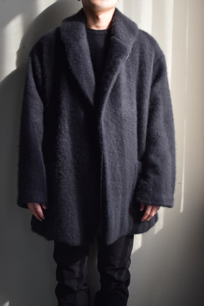 カシミヤ ショールカラーコート